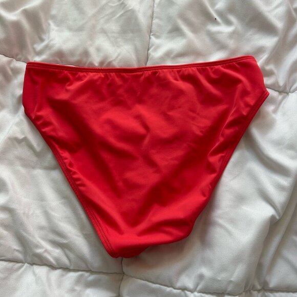 Venus Womens 12 Tankini Bikini Set Flowy Pink Coral Ruffle Y2K Summer Beach - Picture 8 of 10